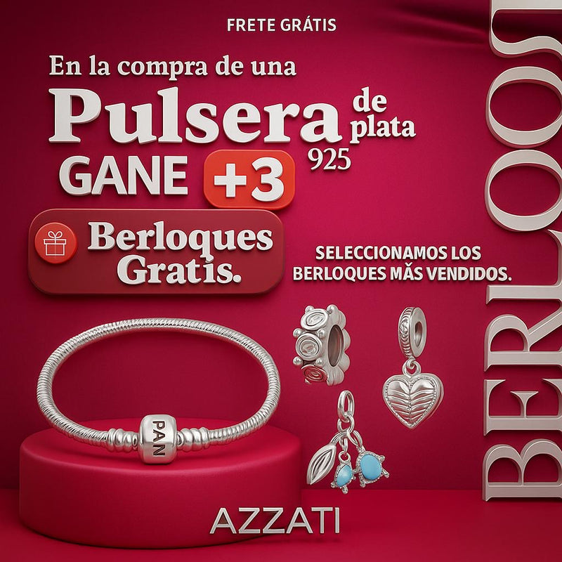 COMPRA 1 PULSERA Y LLÉVATE 2 Y LLÉVATE 6 CHARMS GRATIS