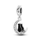 Charm de gatos y luna