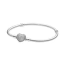 Pulsera con dije de corazón